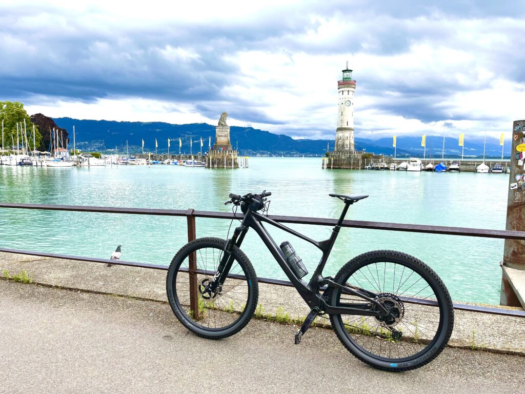 Hafen Lindau am Bodensee - Start des Bodensee-Königssee-Radwegs