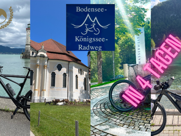 Bodensee-Königssee-Radweg in 4 Tagen